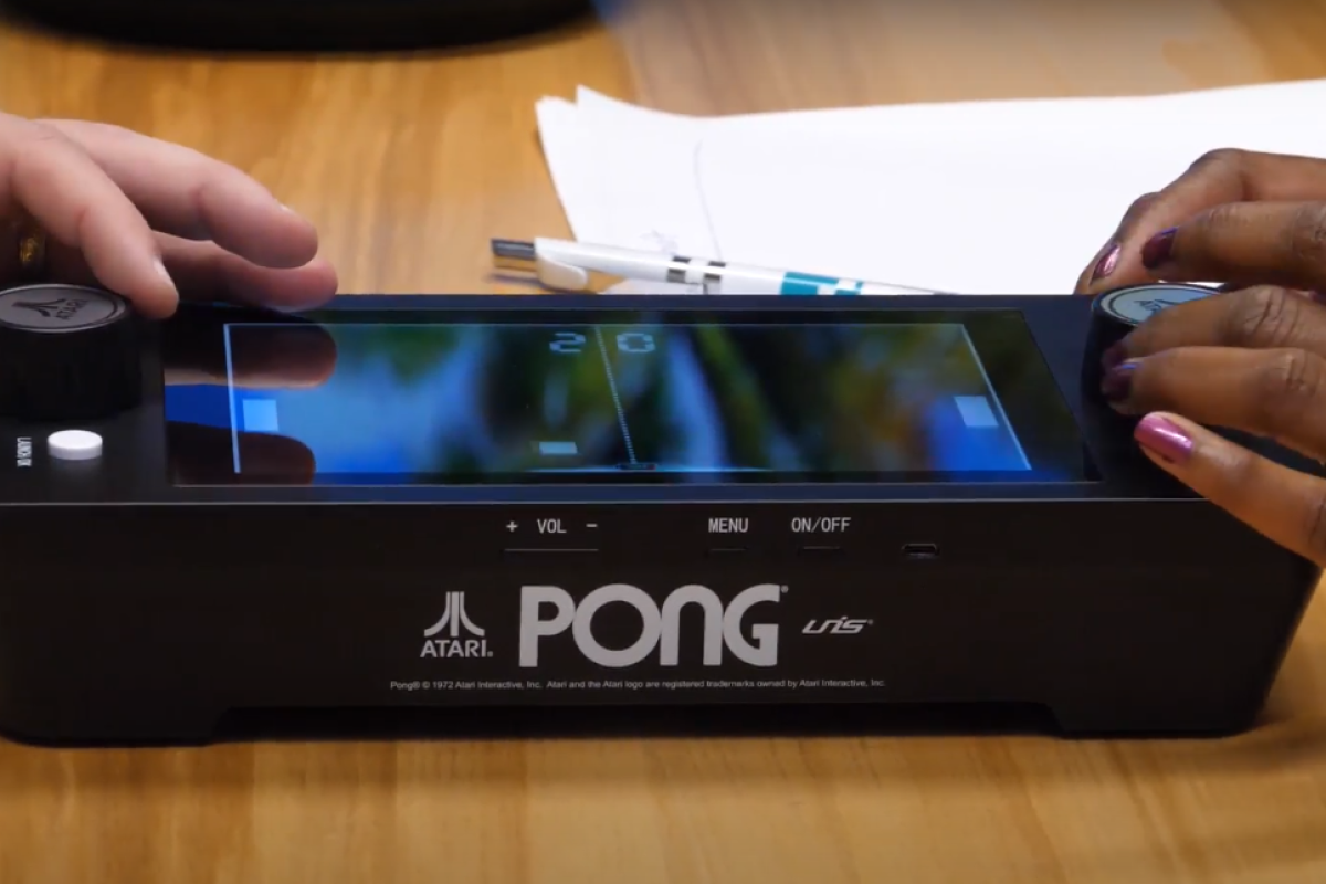 Atari bounces back with portable mini Pong table